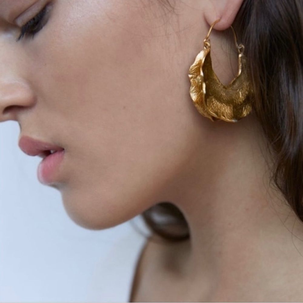 Retro hoop earrings A256